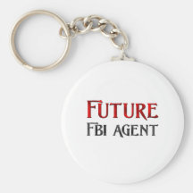 Future Fbi Agent Keychain