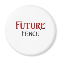 Future Fence magnets by jobshirt Future Fence magnets