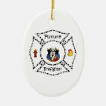 Future FF Dalmation Christmas Tree Ornament