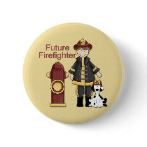 Future Fighterfighter Boy buttons by naturetees Future Fighterfighter Boy buttons
