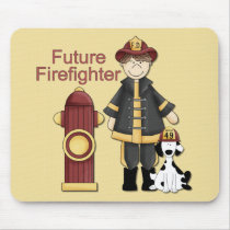 Future Fighterfighter Boy mousepads by naturetees Future Fighterfighter Boy mousepads