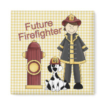 Future Fighterfighter Girl magnets by naturetees Future Fighterfighter Girl magnets