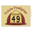 future Firefighter Hat cards