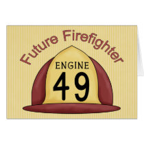 future Firefighter Hat cards