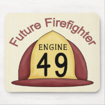 future Firefighter Hat mousepads by naturetees future Firefighter Hat mousepads