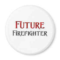 Future Firefighter magnets by jobshirt Future Firefighter magnets