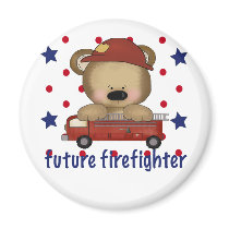 Future Firefighter magnets by ifbabycouldtalk Future Firefighter magnets