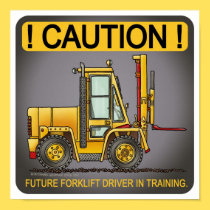 Future ForkliftTruck Driver Poster Print posters