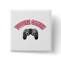 Future Gamer - Red & Controller buttons by thefrozenduck Future Gamer - Red & Controller buttons