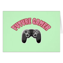 Future Gamer - Red & Controller cards by thefrozenduck Future Gamer - Red & Controller cards