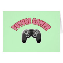 Future Gamer - Red & Controller Card