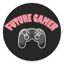 Future Gamer - Red & Controller stickers