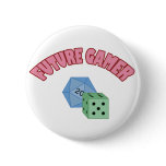 Future Gamer - Red & Dice Button