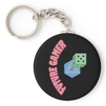 Future Gamer - Red & Dice keychains
