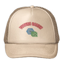 Future Gamer - Red & Dice hats