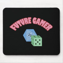 Future Gamer - Red & Dice mousepads