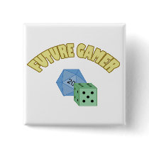 Future Gamer - Yellow & Dice buttons