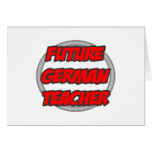 Future German Teacher Card