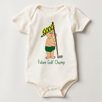 Future Golf Champ Baby Tee Shirt