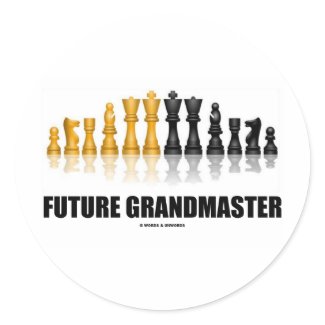 Future Grandmaster (Chess Set) sticker