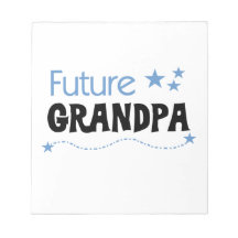 Future Grandpa Tshirts and Gifts Notepads