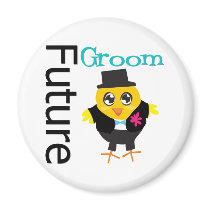 Future Groom magnets by chicktshirts Future Groom magnets