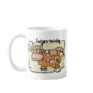 basic_mug - Hotdogs come from special cows.  The by-products have to already been built in.  This cow is the perfect example of a future hotdog.  Mmmm  hotdogs....: Sizes  Available colors: white