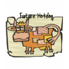 kids_basic_dark_tshirt - Hotdogs come from special cows.  The by-products have to already been built in.  This cow is the perfect example of a future hotdog.  Mmmm  hotdogs....: Sizes  Available colors: black