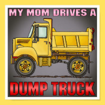Future Little Dump Truck Driver Poster Print posters