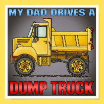 Future Little Dump Truck Driver Poster Print posters