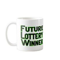Future Lottery Winner mugs by goldnsun Future Lottery Winner mugs