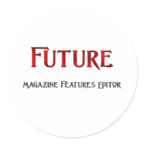 Future Magazine Features Editor stickers by jobshirt Future Magazine Features Editor stickers