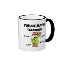 Future Math Teacher Tshirts and Gifts Coffee Mugs