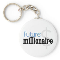 Future Millionaire - Blue Tshirts and Gifts Key Chain