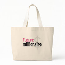 Future Millionaire - Pink Tshirts and Gifts Tote Bag