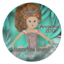 Future Miss America design Dinner Plates