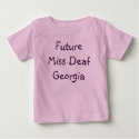 Future Miss Deaf Georgia t-shirts