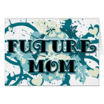 Future Mom - Hearts and Flowers Cards