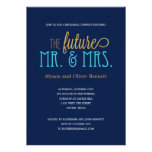 Future Mr and Mrs Rehearsal Dinner /Wedding Shower Personalized Invitations