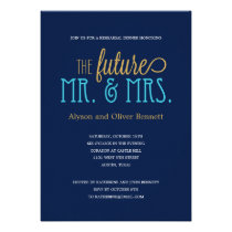 Future Mr and Mrs Rehearsal Dinner /Wedding Shower Personalized Invitations