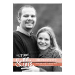 Future Mr. & Mrs. Save The Date Card - Peach invitations