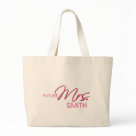 jumbotote - Attention Future Brides or Bride Wanna-Bes! Customize this fun hat with your future husband's name whether real or imagined. Perfect for Brides-To-Be to wear to bachelorette parties, wedding rehearsals, rehearsal dinners, bridal showers and all your pre-wedding events! And for those of you not ready to walk down the aisle, put the name of your favorite movie star, rock star or other crush and proudly proclaim your infatuation! Our customizable MRS bags are available in a variety of fun designs and products including t-shirts and hats! Visit us today at  The Mrs. Shoppe™ to see our newest design lines!  © 2009 • The Mrs. Shoppe™ • All Rights Reserved