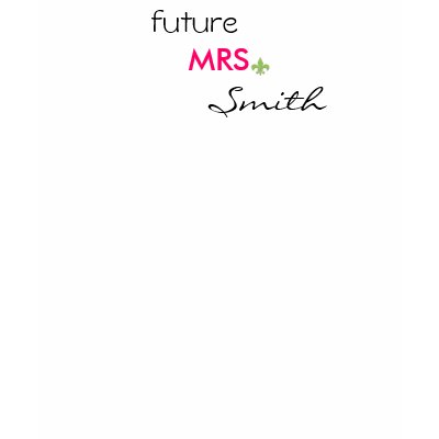 Future Mrs Customizable spaghetti tank Tee Shirts by njoyevents