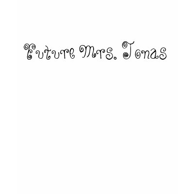 Future Mrs. Jonas Tee Shirt