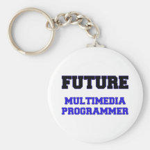 Future Multimedia Programmer Keychains