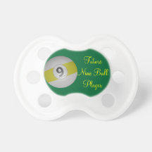 Future Nine Ball Player Pacifier