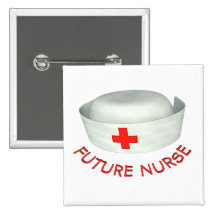 Future Nurse Pinback Buttons
