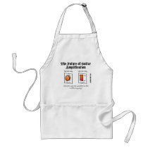 Future Of Guitar Amplification on White aprons by audiocloth Future Of Guitar Amplification on White aprons