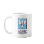 Future Patriot with American flag and eagle Coffee Mug