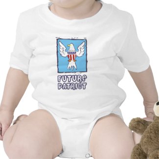 Future Patriot with American flag and eagle T-shirts